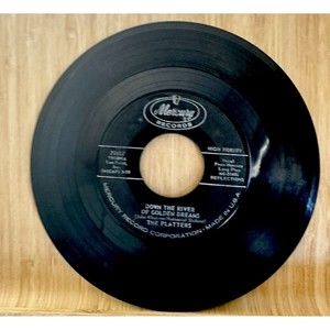 THE PLATTERS Mercury To Each His Own & Down The River Of Dreams 45 RPM Jukebox